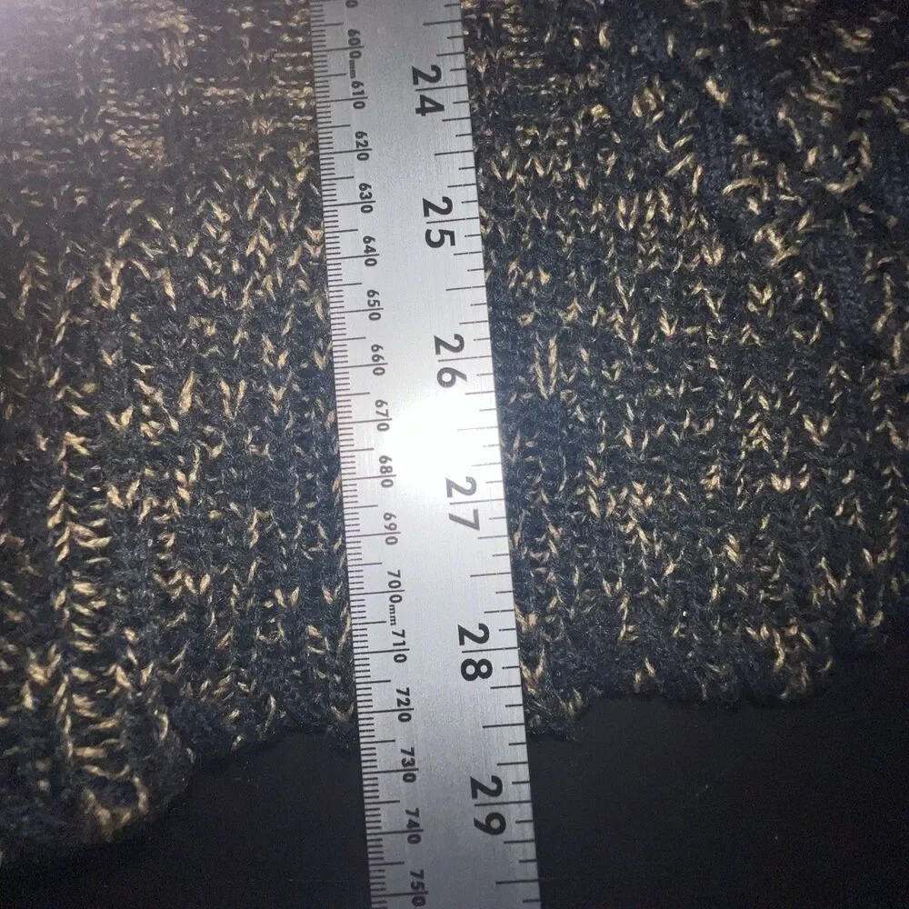 Jenny Sweater Vest Modern Stylish Black &‎ Brown Size 2X (Fits Like 1X)